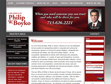 Tablet Screenshot of philipboyko.com